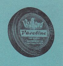 "Bussard"-Vaseline, um 1960.
