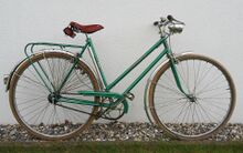 Diamant Damen-Sportrad Modell 35 252 (Baujahr 1960) Das Fahrrad befindet sich im unrestaurierten Fundzustand.