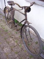 Herrenrad im Fundzustand, 28 Zoll-Laufräder, Baujahr 1951