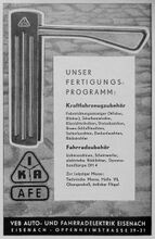 Anzeige, 1954.