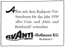 Anzeige, 1959.