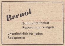 Anzeige, März 1955.