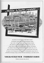 Anzeige, März 1958.