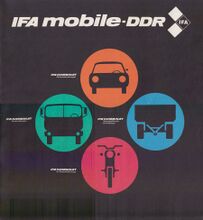 Anzeige für die vier IFA-Kombinate, 1979.