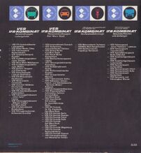 Anzeige für die vier IFA-Kombinate mit Auflistung aller zugehörigen VEB, 1979.