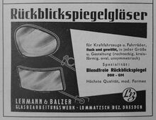 Anzeige, April 1957.