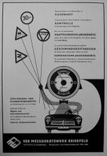 Anzeige, Januar 1960.