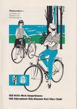 Gemeinsame Anzeige für Fahrräder von Diamant und Mifa, 1963.
