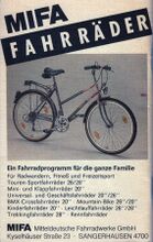 Anzeige, Mitte 1990.