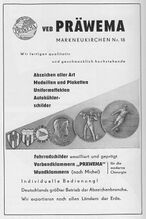 Anzeige, Februar 1957.