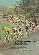 Anzeige für Pneumant-Schlauchreifen, 1987.