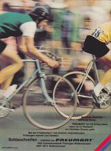 Anzeige für Pneumant-Schlauchreifen, 1977.