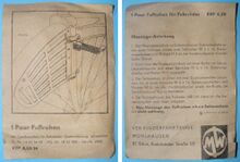 Montageanleitung für vorstehende Fußruhen (1982).