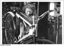 Vorbereitung für den Versand, Januar 1950.