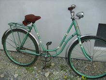 Von Otto Blumentritt aufgearbeitetes Vorkriegsrad.