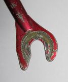 Typ: Bahnrad-Gabel (alt) Zeitraum: 1954 bis 1960 Modelle: 177, 35 704 Bemerkungen: wie Rennrad-Gabel, aber ohne Gewindeloch