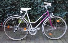 Die Rahmenhöhe beträgt 56 cm. Vermutlich wurden die Rahmenhöhen wie auch beim Herrenmodell 1990 verändert und erweitert. Nun mit Pletscherplatte, Vierkant-Befestigung der Tretkurbel und dem von Mifa patentierten Gepäckträger.