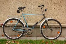 Dieses Exemplar wurde etwas später 1990 produziert und weist ein Thompson-Tretlager mit Vierkantwelle ohne Keile auf.