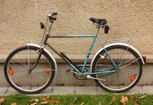 Original erhalten. Gabelhaube nun wieder verchromt.