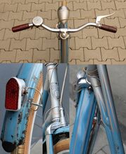 Details des vorstehenden Fahrrads.