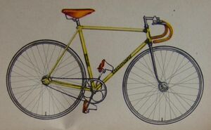 das Bahnrad 35 708; Abb. aus einem Prospekt von 1964