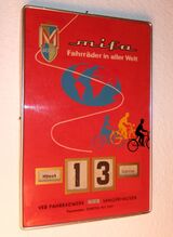 Ewiger Kalender, vrmtl. Ende der 1950er Jahre.