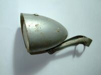 Scheinwerfer Typ 8707.19 Zeitraum: spätestens 1968 bis 196? Verwendung: Touren-, Tourensport-, Klapp- und Sporträder Material: Stahlblech, Kunststoff Ø Lichtaustritt: 55 mm Farben/Varianten: silber Bemerkungen: