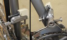 Zeitraum: 19xx Verwendung: Zubehörteil Material: Aluminium, Stahl (verchromt) Bemerkungen: -