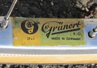 Abziehbild auf einer Rennradfelge (1960)