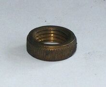 Felgenmutter Zeitraum: 50er Jahre Hersteller: ?? Material: Messing Bemerkungen: