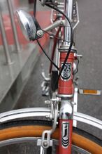 Das Steuerkopfdekor weist ausdrücklich auf die Laufradgröße hin. Bemerkenswert ist der eher selten verwendete Scheinwerfer des Typs 8707.28.