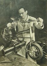 Gerhard Krüger auf dem Titelbild von Das Handwerk, April 1955.