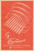 Werbeanzeige mit den verschiedenen Felgenprofilen (1955)