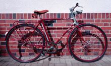 Ein Modell SH14/1 von 1958. Originalgetreu restauriert (Schutzbleche und Felgen neu lackiert).