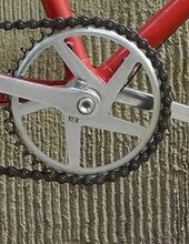 Kettenblatt für Getriebe-Typ 8040 S Zeitraum: spät. 1977 bis 1990 Verwendung: Jugendfahrräder (24" und 26") von Fortschritt Material: Stahl (verchromt) Größe: 40 Zähne Zahnbreite: 2,8 mm (für 1/8"-Kette) Bemerkungen: 5 Speichen