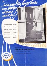 Reklameprospekt für den Fahrradanhänger "Rollko", 1958, Seite 4.