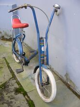 Mit welchem Markennamen dieses Fahrrad verkauft wurde (Cowboy, Exquisit oder Spurt), ist nicht mehr zu erkennen.