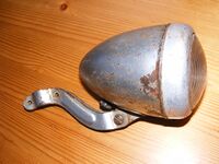 Zeitraum: 1954 bis 196? Verwendung: v.a. Diamant Fahrräder Material: Stahlblech, Glas, Aluminium Farben/Varianten: silber Bemerkungen