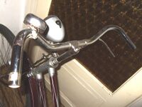 Mifa Tourenlenker der späten 50er Jahre; gleiche Form wie links nebenstehend, aber ohne Plastemuffe