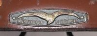 Möve-Plakette mit fliegender Möwe Zeitraum: 1954 bis 196x