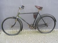 Möve Modell 184 im Fundzustand. Torpedo-Nabe von 1945. Sattel der 'Sattelfabrik Stephan'