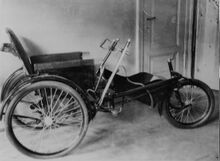 Versehrten-Fahrzeug, Mitte/Ende der 1940er Jahre von Mifa produziert.