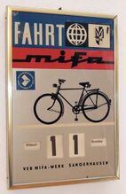 Ewiger Kalender, vrmtl. Ende der 1960er Jahre.