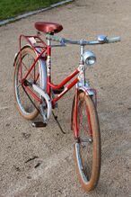 Markenname und Rahmendekor weichen deutlich von der üblichen Ausführung ab und verschleiern die Herkunft aus der DDR.