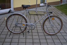 Eher selten zu finden ist die hier gezeigte vollständig silbergrau lackierte Variante.
