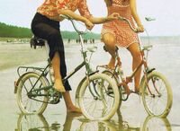 Speziell in den Siebziger Jahren entwickelte sich das Klapprad zu einem Massenmodell. Dementsprechend dominierte es auch in den Prospekten jener Zeit (hier im Katalog von 1974).