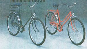 Mifa Tourensporträder 28", Modell 112 für Herren bzw. Modell 167 für Damen, Baujahr 1989