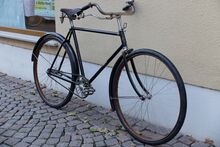 Mifa Herren-Tourenrad von 1928 (Modellnummer unbekannt), erhalten im Originalzustand.