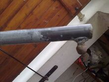 Kupplung - angeschweißte Kugel Ø=18 mm am Zugende.