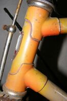 Steuerkopfmuffen an Mifa-Tourenrädern etwa von 1948 bis 1973